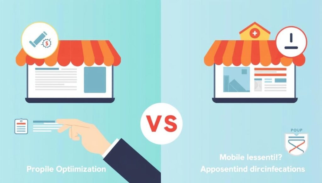 Illustration showing common SEO mistakes opticians make Illustration showing common SEO mistakes opticians make